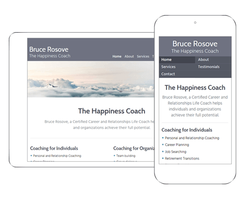 The Happiness Coach Website